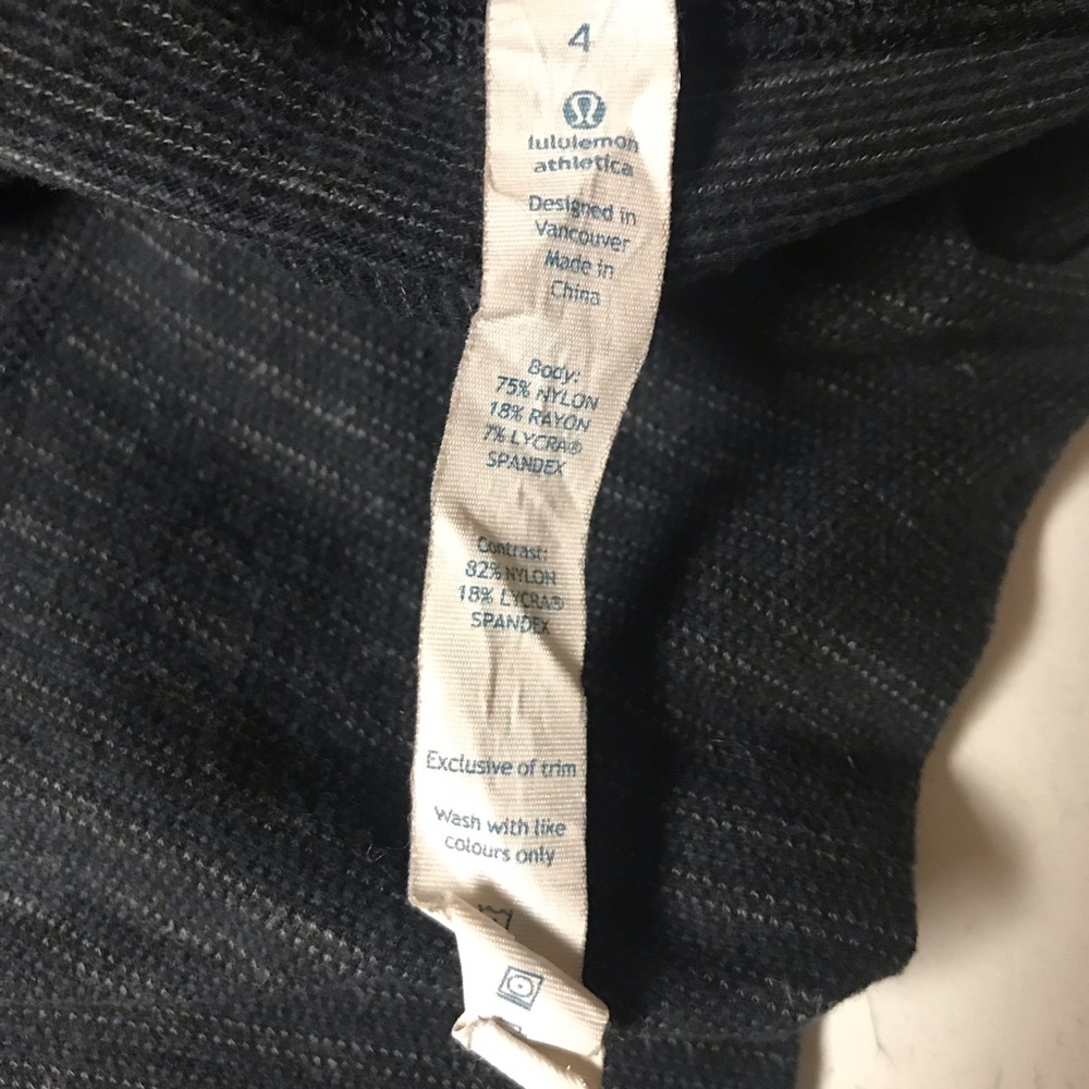 Lululemon Wunder Under Crop Gray - Picture 12 of 12